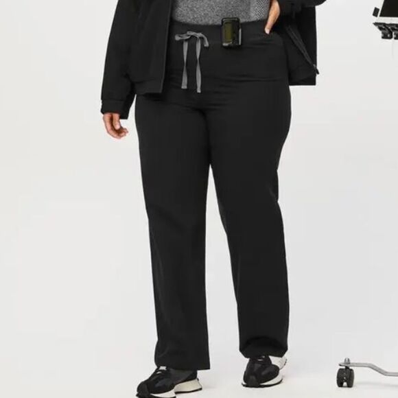 FIGS Technical Collection Womens Livingston Scrub Pant XXL Black Uniform Work - Picture 1 of 12